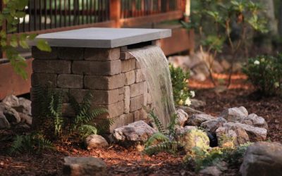 Add this small water feature for a peaceful and tranquil backyard garden